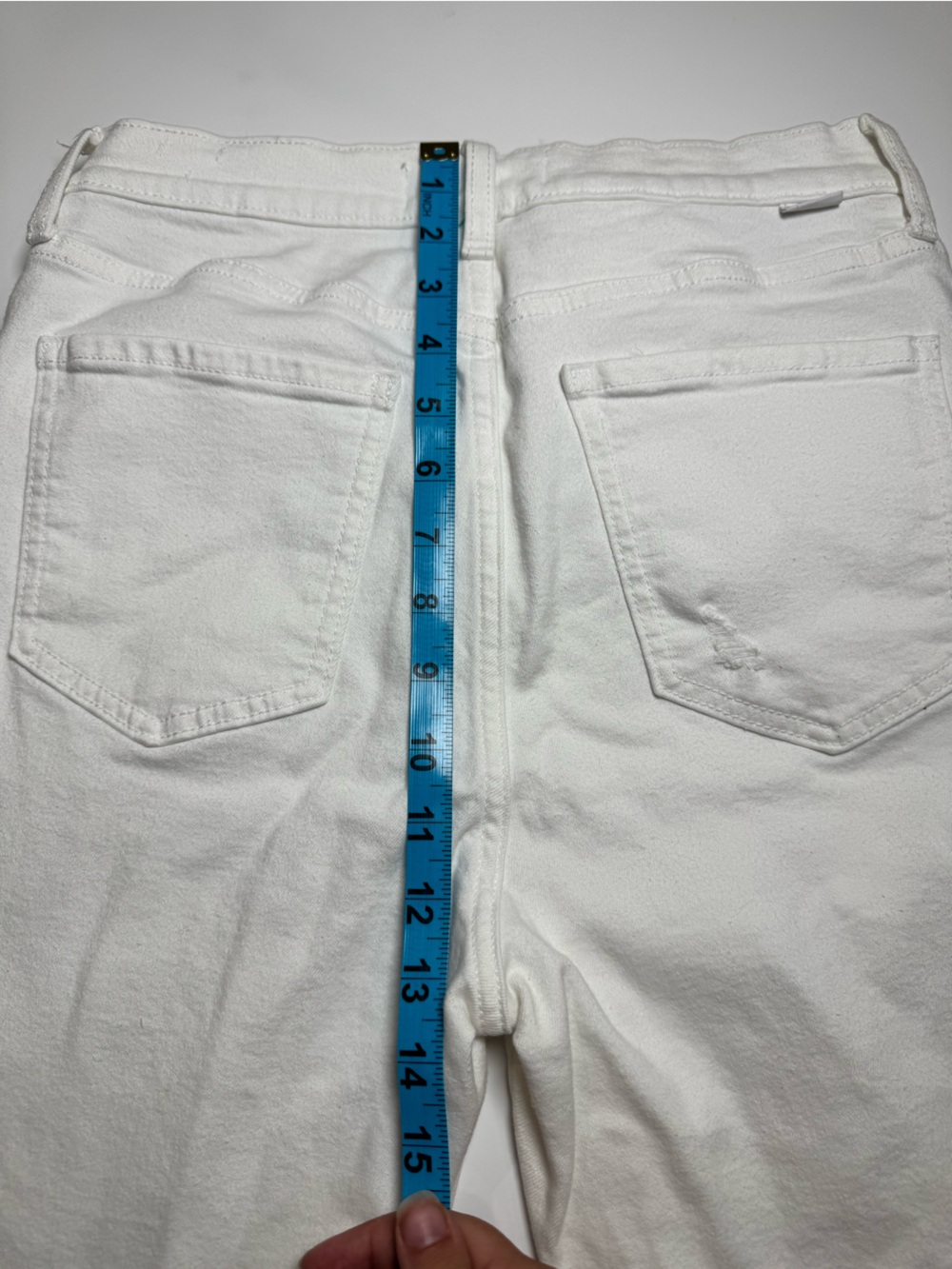 DAZE White Distressed High-Rise Jeans! Size 29! - Picture 10 of 10